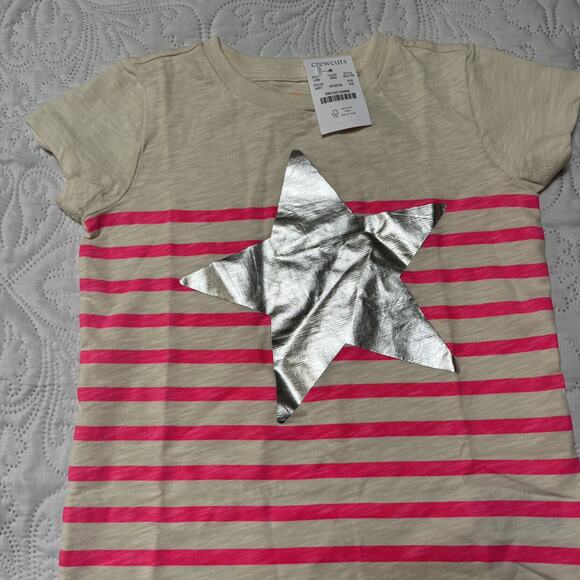 NWT Crewcuts Foil Star Tee Size 4/5 - Picture 3 of 5